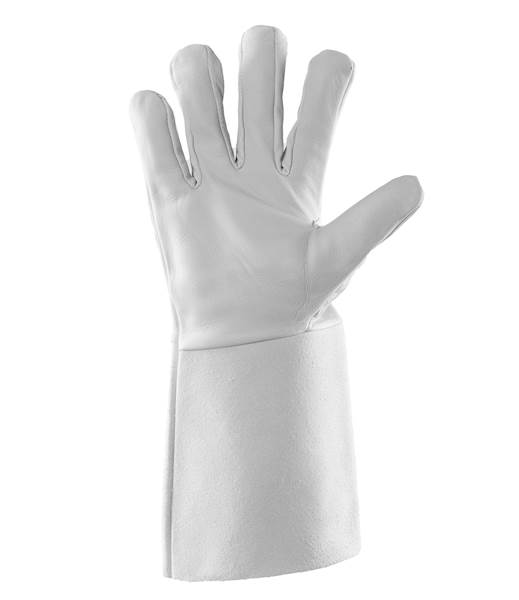 RĘKAWICE SKÓRZANE POLSTAR CABRA WELDER 412X4X BIAŁE 10