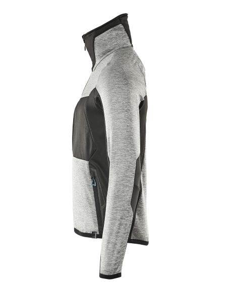 BLUZA POLAROWA ROZPINANA MASCOT ADVANCED SZARY NAKRAPIANY CZERŃ XL