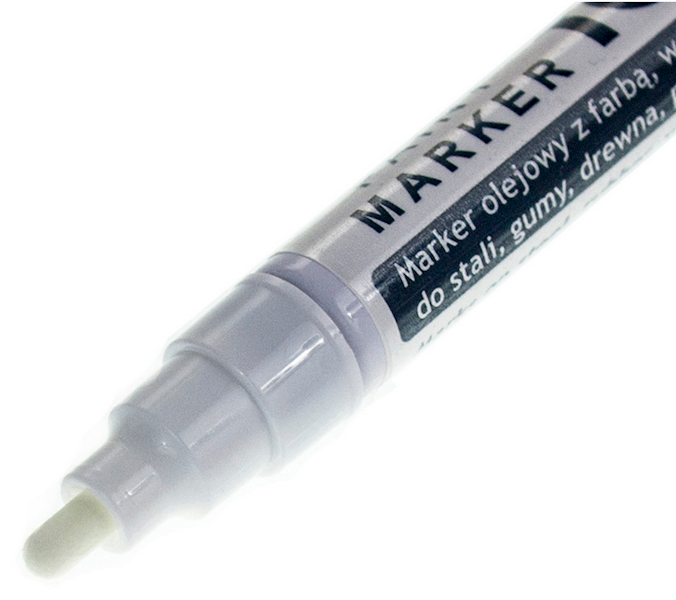 MARKER OLEJOWY BIAŁY TOMA 1 SZT.