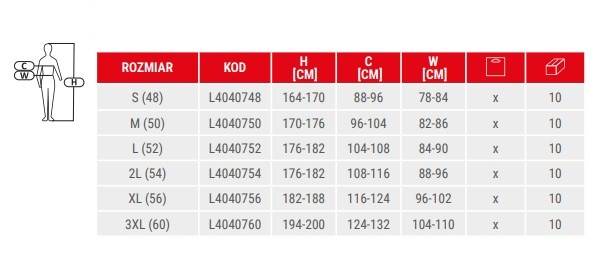 BLUZA OCHRONNA LAHTI PRO L40407 CZARNO-ZIELONA S (48)