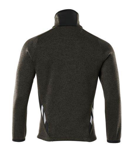 BLUZA DZIANINOWA ROZPINANA MASCOT ACCELERATE CIEMNY ANTRACYT CZARNY XL