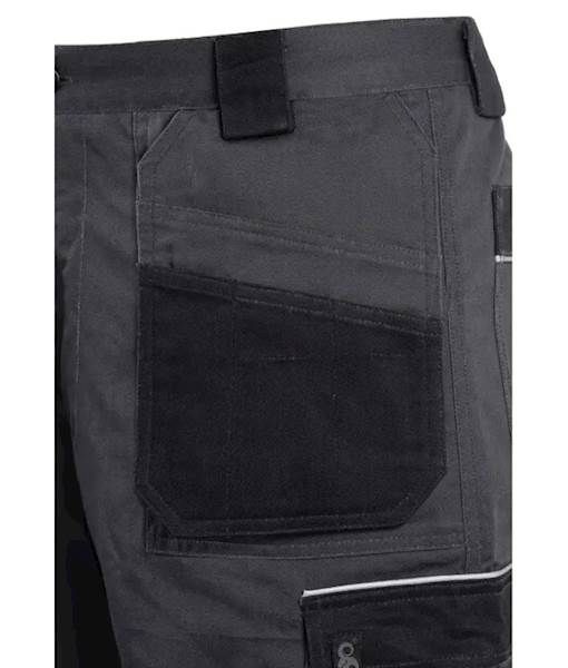 SPODNIE CXS ORION TEODOR PLUS SZARO-CZARNE 56