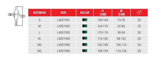 SPODNIE BOJÓWKI LAHTI PRO L40519 MORO ZIELONE 2XL