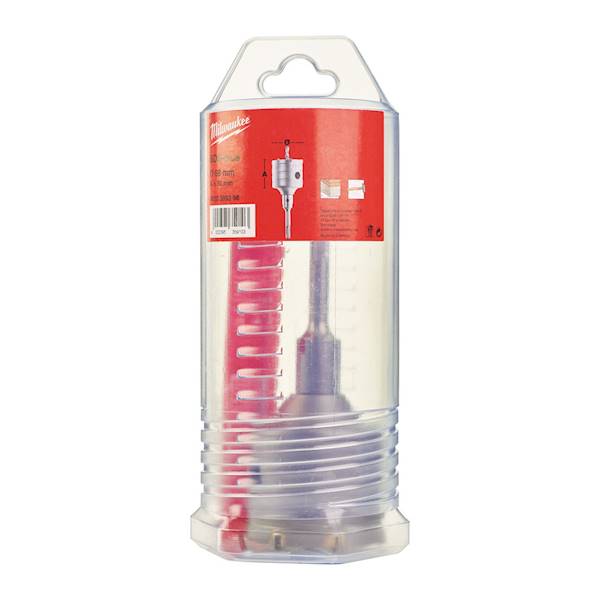 ZESTAW KORONEK RDZENIOWYCH DO BETONU TCT SDS-PLUS MILWAUKEE 68 MM