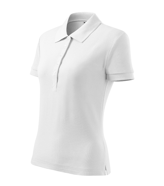 KOSZULKA POLO DAMSKA MALFINI COTTON HEAVY 21600 BIAŁA XL