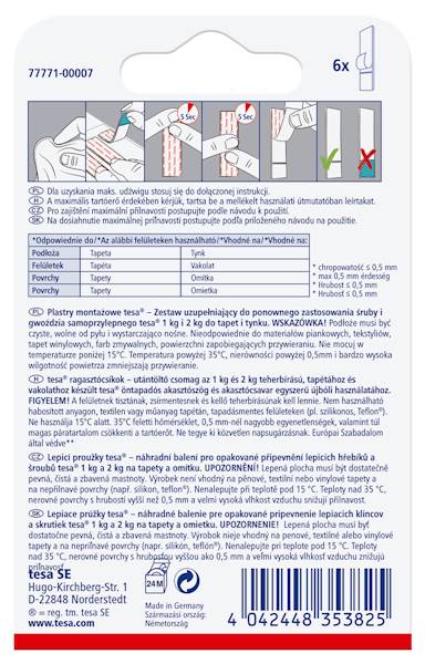 PLASTRY MONTAŻOWE PRZEŹROCZYSTE TESA DO 1 KG