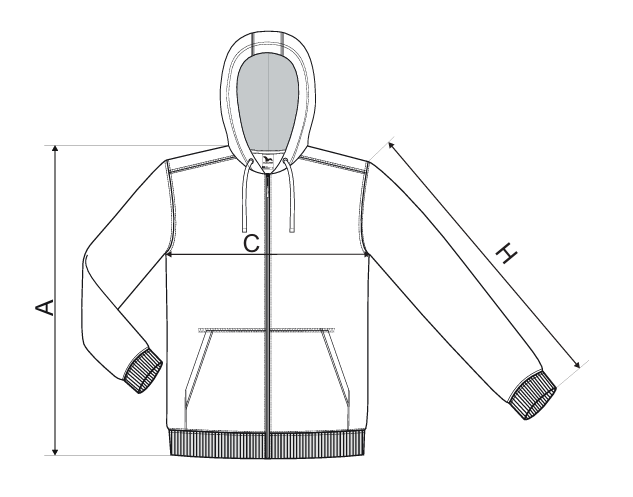 BLUZA MALFINI TRENDY ZIPPER 410 GRANATOWA 2XL