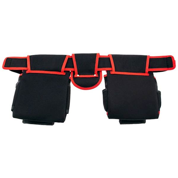 TORBA PAS NARZĘDZIOWY PODWÓJNY MTX 20 KIESZENI + UCHWYT NA MŁOTEK