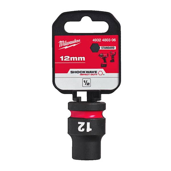 NASADKA UDAROWA 1/2″ MILWAUKEE SHOCKWAVE IMPACT DUTY 12 X 38 MM
