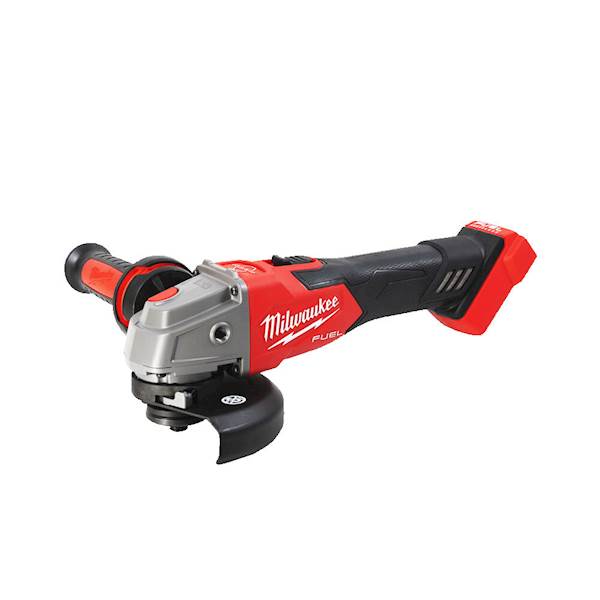 SZLIFIERKA KĄTOWA 125 MM Z HAMULCEM I WŁĄCZNIKIEM SUWAKOWYM MILWAUKEE FUEL M18 FSAG125XB-0X