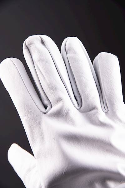 RĘKAWICE SKÓRZANE POLSTAR CABRA WELDER 412X4X BIAŁE 10