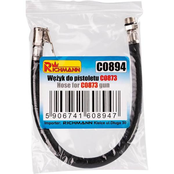 WĘŻYK DO PISTOLETU DO POMPOWANIA KÓŁ RICHMANN 375 MM