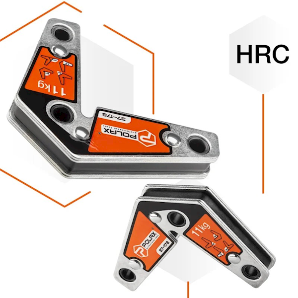 SPAWALNICZY KĄTOWNIK MAGNETYCZNY POLAX 15°,60°,90°,120° 11 KG 75 X 85 MM