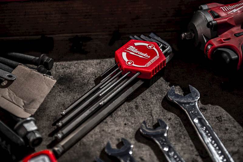 ZESTAW KLUCZY IMBUSOWYCH HEX MILWAUKEE 9 ELEMENTÓW