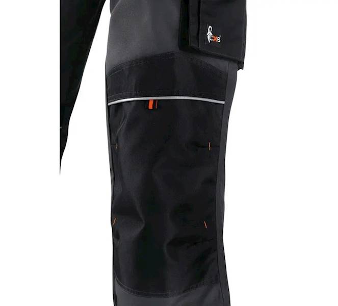 SPODNIE CXS SIRIUS NIKOLAS SZARO-POMARAŃCZOWE 50