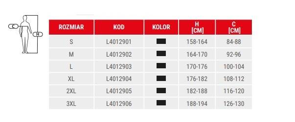 BLUZA LAHTI PRO L40129 CZARNA XL