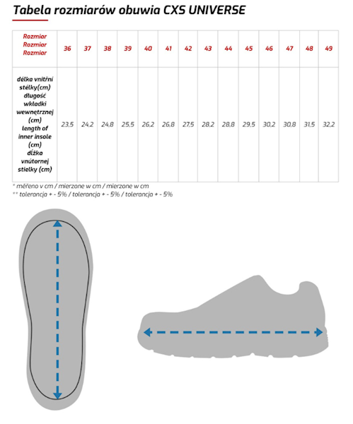 PÓŁBUTY SKÓRZANE CXS UNIVERSE CLUSTER S3 CZARNO-ZIELONE 42
