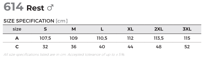 SPODNIE DRESOWE MALFINI REST 614 CIEMNY SZARY MELANŻ XL