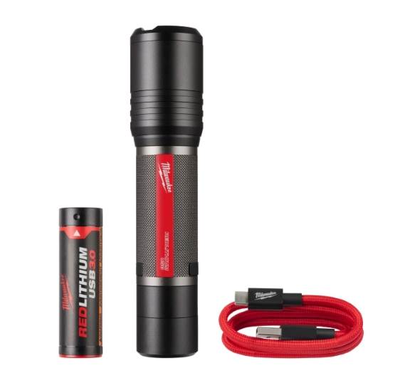 LATARKA AKUMULATOROWA USB MILWAUKEE L4 FM2000-301 2000 LUMENÓW