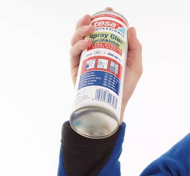 SUPER MOCNY KLEJ W SPRAYU TESA 500 ML