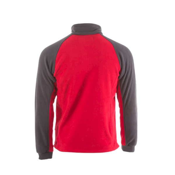 BLUZA POLAROWA LAHTI PRO LPBP1 CZERWONO-SZARA 2XL