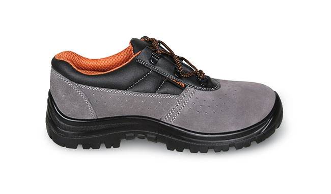 PÓŁBUTY ZAMSZOWE BETA S1P SRC 7246BK SZARO-CZARNE 41