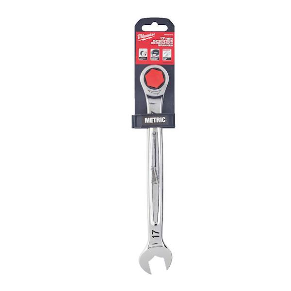 KLUCZ PŁASKO-OCZKOWY Z GRZECHOTKĄ MILWAUKEE MAX BITE 17 MM
