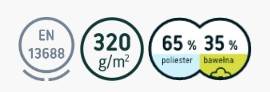 SPODNIE OGRODNICZKI POLSTAR SEVEN KINGS TOPAZ CZARNE 50