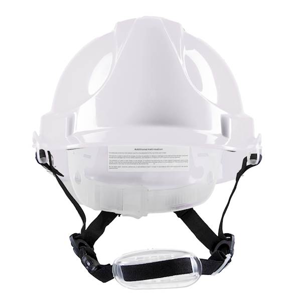 HEŁM ABS POLSTAR 4 PKT. PASEK PODBRÓDKOWY YS-4 BIAŁY