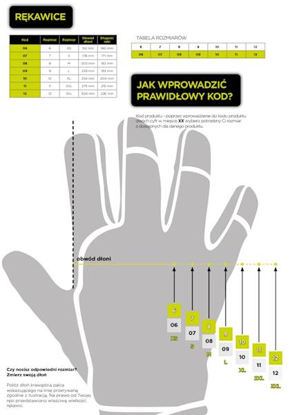 RĘKAWICE KOMBINOWANE ZIMOWE CXS TECHNIK WINTER 3700-009-801 ROZMIAR 11