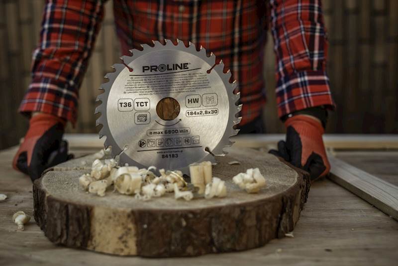 TARCZA DO DREWNA Z WĘGLIKIEM SPIEKANYM PROLINE 210 MM 24T