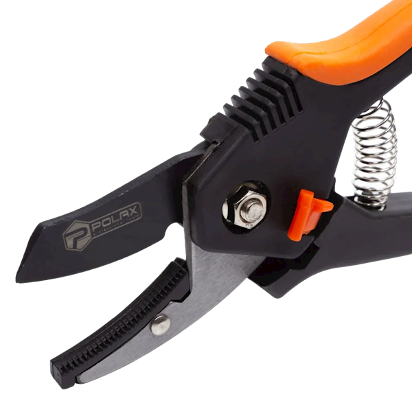 SEKATOR OGRODOWY Z KOWADEŁKIEM POLAX 200 MM