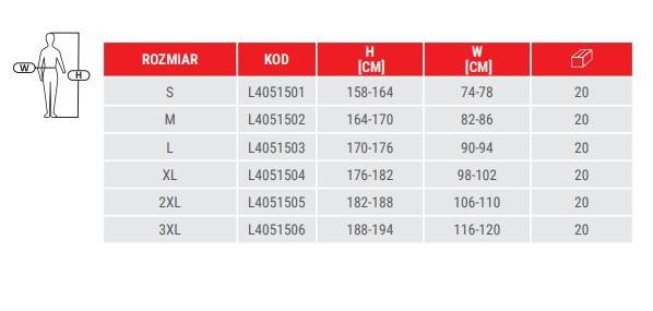 SPODNIE BOJÓWKI LAHTI PRO L40515 CZARNE XL