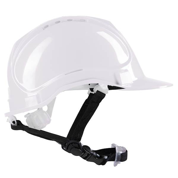 HEŁM ABS POLSTAR 4 PKT. PASEK PODBRÓDKOWY YS-4 BIAŁY