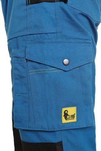 SPODNIE OGRODNICZKI CXS STRETCH NIEBIESKO-CZARNE 62