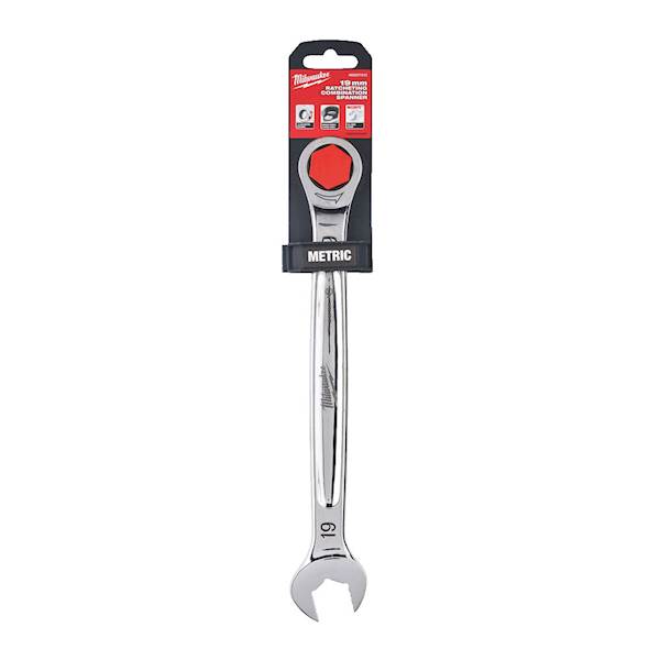 KLUCZ PŁASKO-OCZKOWY Z GRZECHOTKĄ MILWAUKEE MAX BITE 19 MM