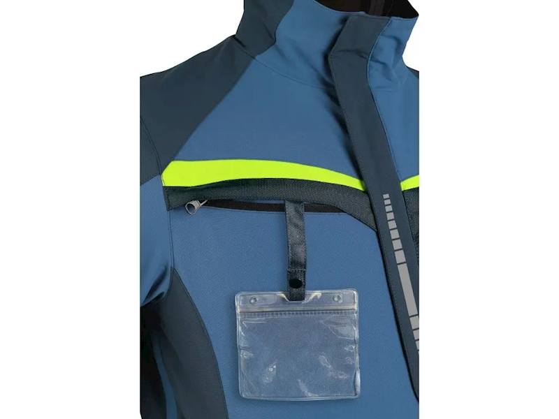 BLUZA CXS NAOS NIEBIESKA ŻÓŁTE ELEMENTY HV 60