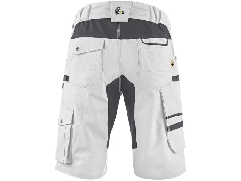 SPODENKI SZORTY CXS STRETCH BIAŁO-SZARE 60