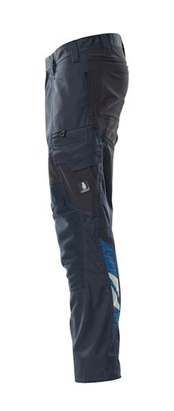 SPODNIE MASCOT ACCELERATE STRETCH Z KIESZENIAMI NA KOLANACH CIEMNY GRANAT 82C 60