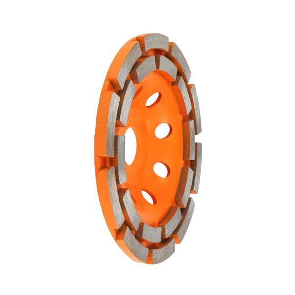 TARCZA DIAMENTOWA DWURZĘDOWA DO SZLIFOWANIA BETONU POLAX 125 MM