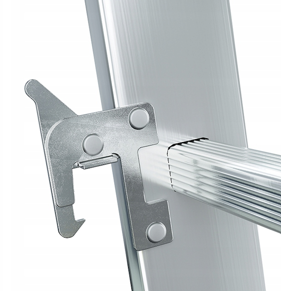 DRABINA ALUMINIOWA PRZEM-WIELOF.TŁOCZONA PRO 3X13 STOPNI