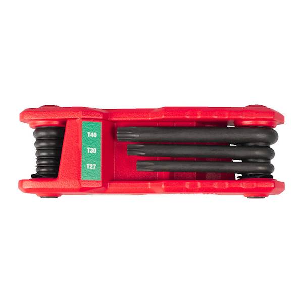 ZESTAW SKŁADANYCH KLUCZY TORX MILWAUKEE 8 ELEMENTÓW