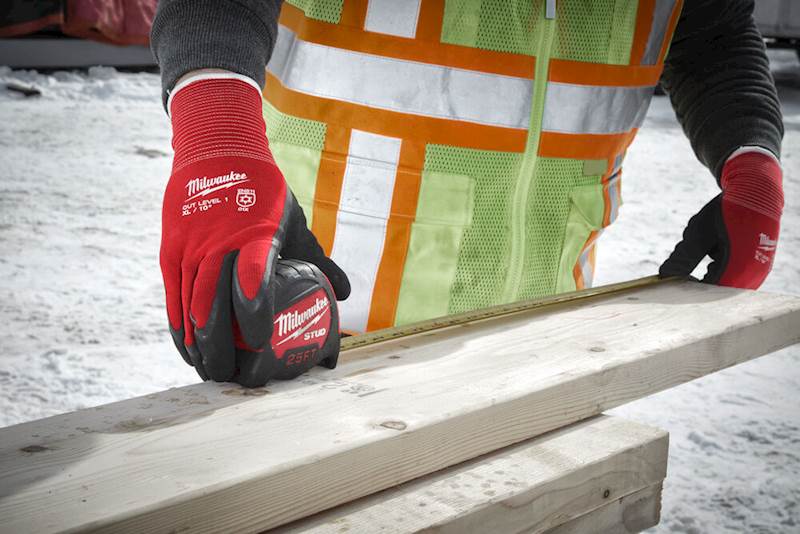 RĘKAWICE ZIMOWE ODPORNE NA PRZECIĘCIA MILWAUKEE WINTER CUT A 9/L