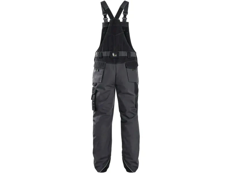 SPODNIE OGRODNICZKI CXS SIRIUS TRISTAN SKRÓCONY WARIANT 170-176CM SZARO-CZARNE 50