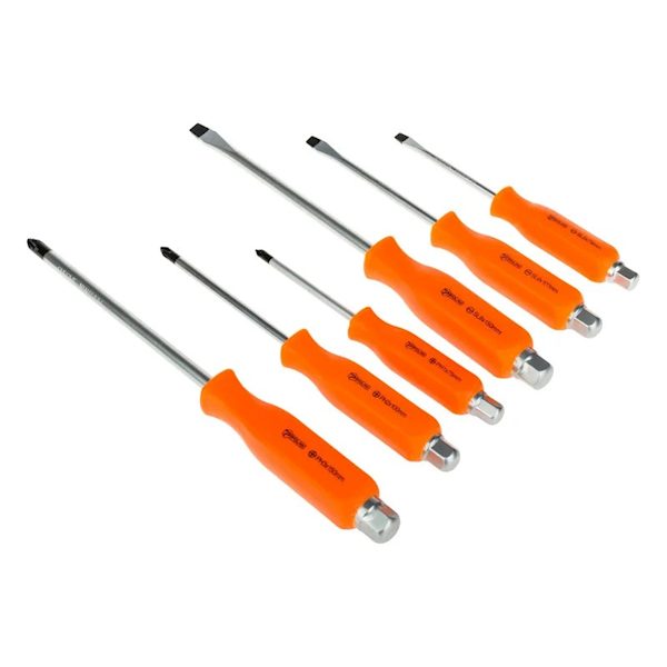 ZESTAW WKRĘTAKÓW UDAROWYCH POLAX 6 SZTUK