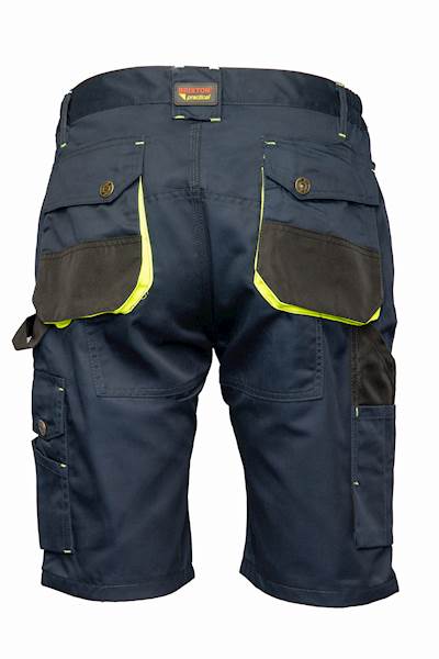 KRÓTKIE SPODENKI POLSTAR BRIXTON PRACTICAL APKS GRANATOWO/ŻÓŁTE 56