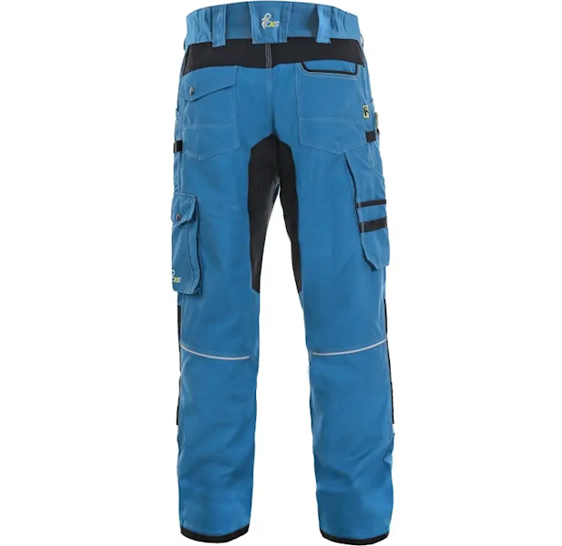 SPODNIE ROBOCZE CXS STRETCH NA WZROST 170-176 CM NIEBIESKO-CZARNE 56