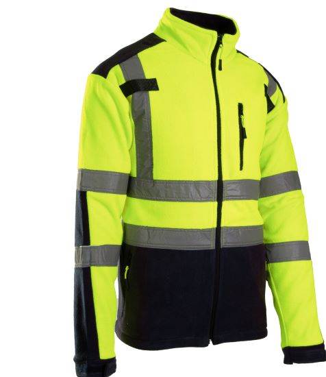 BLUZA POLAR OSTRZEGAWCZA POLSTAR BRIXTON FLASH AFPO ŻÓŁTA 4XL
