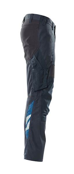 SPODNIE MASCOT ACCELERATE STRETCH Z KIESZENIAMI NA KOLANACH CIEMNY GRANAT 82C 46