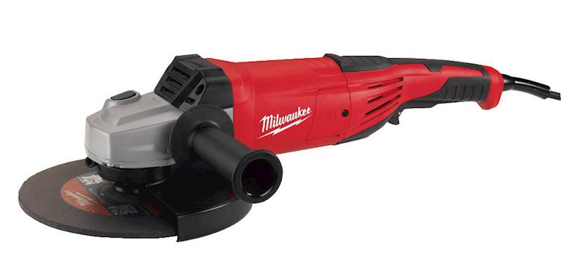 SZLIFIERKA KĄTOWA 230 MM O MOCY 2200 W MILWAUKEE AG 22-230 E D-SET